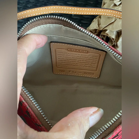 Coach Signature C Demi Bag, Coach Pochette - Picture 10 of 11